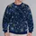Golden Snowflakes on Midnight Blue for Cozy Winter Holiday Celebrations All-over Print Knitted Sweater - 2