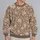 Ivory Botanical Blooms on Taupe Checks for Cottagecore Weekend Gatherings All-over Print Knitted Sweater - 2