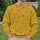Tiny Black And Gold Bees For Cheerful Everyday Nature Lover Style All-over Print Knitted Sweater - 6