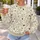 Bumblebee And Daisy Meadow For Garden Days And Nature Lovers All-over Print Knitted Sweater - 5