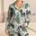 Tropical Wolf Silhouette For Cozy Evenings, Relaxed Home Days, And Teen Gifts Too Satin Pajamas Set - 1