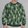Evergreen Forest And Golden Star Motifs For Cozy Winter Cabin Gatherings And Nature Lovers All-over Print Knitted Sweater - 2