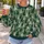 Evergreen Forest And Golden Star Motifs For Cozy Winter Cabin Gatherings And Nature Lovers All-over Print Knitted Sweater - 5