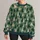 Evergreen Forest And Golden Star Motifs For Cozy Winter Cabin Gatherings And Nature Lovers All-over Print Knitted Sweater - 1