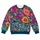 Teal Floral Garden Motifs for Colorful Spring Outings and Creative Everyday Style All-over Print Knitted Sweater - 4