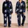 Soccer Ball Lounge Set For Teens, Bold Black Athletic Restwear, Gift For Boys And Girls Satin Pajamas Set - 2
