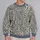 Blue Gray Paisley and Floral Motifs for Artful Everyday Wardrobe Styling All-over Print Knitted Sweater - 4