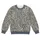 Blue Gray Paisley and Floral Motifs for Artful Everyday Wardrobe Styling All-over Print Knitted Sweater - 6