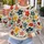 Colorful Patchwork Flowers for Spring Outings and Everyday Vintage Style All-over Print Knitted Sweater - 7