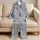 Moonlit Crescent Moons Cozy Lounge Nightwear For Teens And Sleepover Comfort At Home Satin Pajamas Set - 5