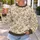 Ivory Wildflower Sprigs With Rustic Brown Blooms For Everyday Cottagecore Style All-over Print Knitted Sweater - 5