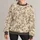 Ivory Wildflower Sprigs With Rustic Brown Blooms For Everyday Cottagecore Style All-over Print Knitted Sweater - 1