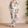 Retro Ice Cream Cone Sleepwear For Cozy Summer Nights, Cute Choice For Teens At Home Satin Pajamas Set - 4