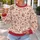 Cranberry Cocoa Mugs And Gingerbread Holiday Cheer For Cozy Christmas Celebrations All-over Print Knitted Sweater - 5