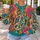 Bohemian Floral Peace Symbol for Spring Festivals and Colorful Everyday Wear for Women All-over Print Knitted Sweater - 5