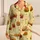Burger And Fries Snack Motif For Cozy Lounge Nights For Teens, Adults, And Kids Satin Pajamas Set - 1