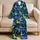 Navy Dino Motifs for Cozy Bedtime Gifts for Kids Who Love Bright, Cheerful Dino Nights Satin Pajamas Set - 5