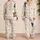 Playful Dog Motif For Cozy Bedtime, Relaxed Home Days, And Gift Giving For Women Satin Pajamas Set - 2