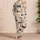 Cute Edgy Cat Faces Cozy Home Lounge Gift for Women and Cat Lovers Everyday Comfort Satin Pajamas Set - 4