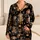 Black Monkey and Teddy Bear Sleepwear for Cozy Nights, Cute Gift for Stylish Women Satin Pajamas Set - 1