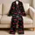 Black Cherry Lounge Wear For Cozy Nights At Home And Gift Giving For Women Daily Satin Pajamas Set - 5