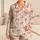 Pink Cowboy Boots And Bows Cozy Western Bedtime Gift For Girly Women Bedroom Style Satin Pajamas Set - 1