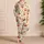 Cream Cherry At Home For Spring Evenings, Soft Retro Cozy Gift For Her All Day Style Satin Pajamas Set - 4