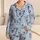Powder Blue Butterfly Lounge Set for Relaxing Cozy Nights and Gift Giving for Women Satin Pajamas Set - 1