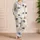 Soft Ivory Cobalt Eye Medallion Motif For Cozy Holiday Nights At Home, Women And Teens Satin Pajamas Set - 4