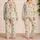 Soft Watercolor Blossoms for Cozy Gift Giving, Relaxed Evenings for Women Year Round Satin Pajamas Set - 2