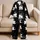 Midnight Black Twin Kittens With Love For Cozy Bedtime And Cat Lover Gifts Nights Satin Pajamas Set - 5