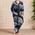 Celestial White Horses Under Starry Skies For Luxe Evening Comfort At Home For Women Satin Pajamas Set - 4