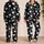 Black Heart Scatter For Cozy Romantic Nights, Giftable Soft Evening Comfort At Home Satin Pajamas Set - 2