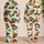 Colorful Toy Brick Mosaic Soft Cream Cozy Home Relaxation Gift for Kids and Adults Satin Pajamas Set - 2