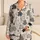 Black and White Puzzle Motif Cozy Evening Wear for Men With Bold Contrast At Home Satin Pajamas Set - 1