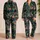 Midnight Tropical Parrots Botanical Lounge Gift For Her And Nature Lovers Vibes Satin Pajamas Set - 2