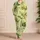 Cute Avocado Motif Relaxed Outfit For Summer Evenings, Gift For Food Lovers And Fans Satin Pajamas Set - 4