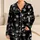 Cute Kitten Face Motif For Cozy Home Days And Gift Giving For Girls And Teens Style Satin Pajamas Set - 1