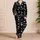 Cute Kitten Face Motif For Cozy Home Days And Gift Giving For Girls And Teens Style Satin Pajamas Set - 4