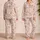 Blush Bunny Bedtime Scenes For Cozy Sleep Nights, Sweet Girls' Home Style Satin Pajamas Set - 2