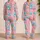 Cute Turquoise Koala For Cozy Bedtime And Gift Giving At Home For Girls And Teens Satin Pajamas Set - 2