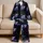 Boys Youth Soccer 67 Night Glow Street Style for Game Day, Practice, and Every Day Satin Pajamas Set - 5