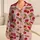 Cherry Blossoms And Ripe Cherries For Cozy Spring Evenings, Weekend Mornings For Her Satin Pajamas Set - 1
