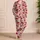 Cherry Blossoms And Ripe Cherries For Cozy Spring Evenings, Weekend Mornings For Her Satin Pajamas Set - 4