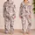 Storybook Barnyard Rabbit, Cow, Horse And Chick For Cozy Spring Gift Days For Girls Satin Pajamas Set - 2