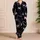 Black Butterfly Heart Lounge Outfit For Cozy Nights At Home For Women And Teens Daily Satin Pajamas Set - 4