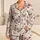 Ivory Blush Butterfly Lounge Gift For Women And Cozy Evening Routines At Home Wear Satin Pajamas Set - 1