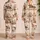 Western Desert Cowboy Horses And Cactus Cozy Autumn Holiday Gift For Girls At Home Satin Pajamas Set - 2