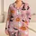 Cute Ghosts, Bats, and Pumpkins for Cozy Halloween Nights and Autumn Sleep for Girls Satin Pajamas Set - 1