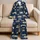 Retro Gamer Controller Navy Outfit for Teens, Legend Gamer Cozy Giftable Wear For Fans Satin Pajamas Set - 5